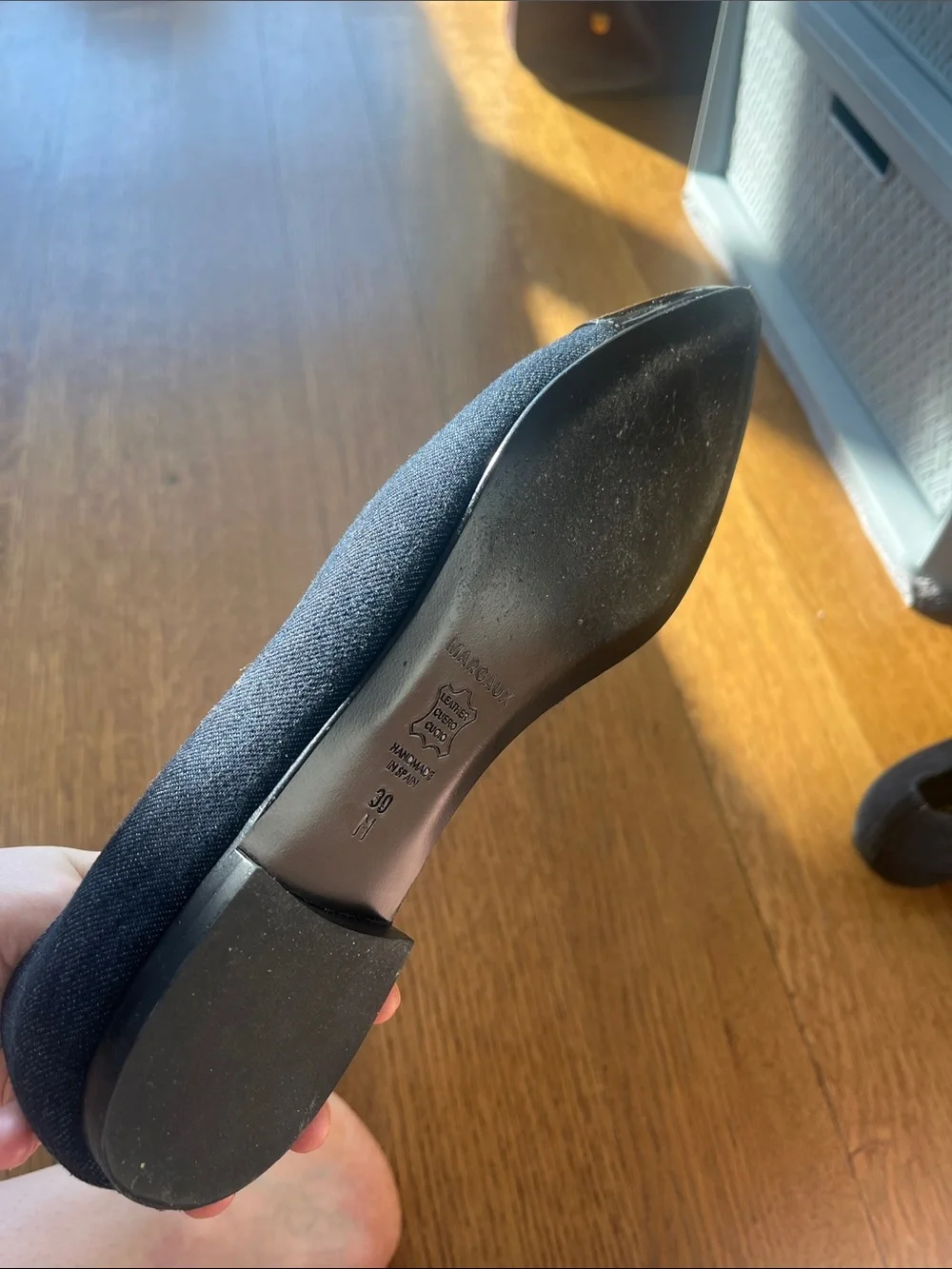 Margaux Flats Leather Handmade in Spain - Picture 2 of 6